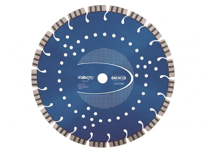 MexCo GPX90 Concrete Diamond Blade 300mm X 22mm - GPX9030020