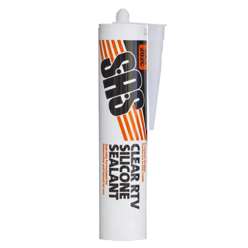 SAS CLEAR RTV SILICONE SEALANT, 300ml TUBE - SAS202C/3