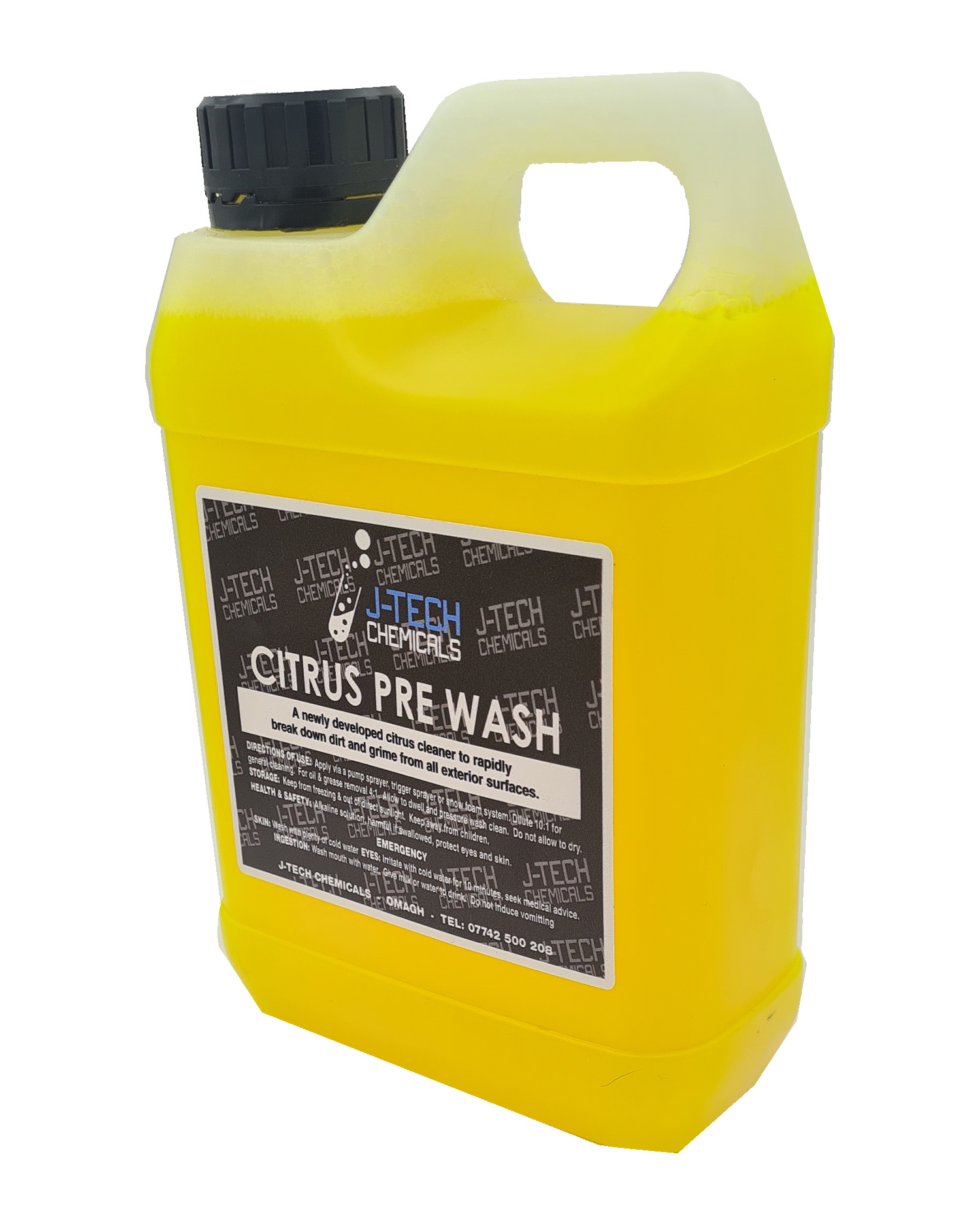 J-Tech Chemicals PH Neutral Citrus PreWash, 5ltr - SMD5C