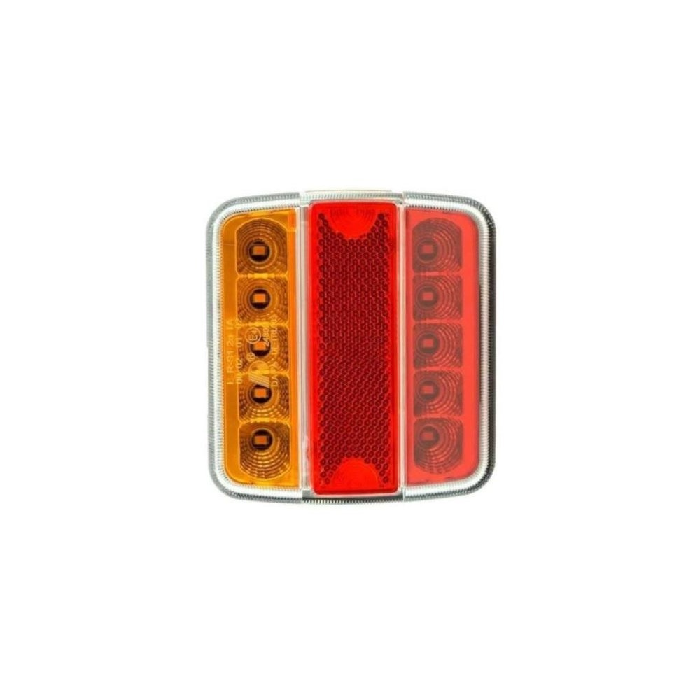 REAR LAMP ECO1 LHS BULB TRI-STOP 7PIN PLUG, 104x97x35 - TRL003
