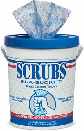 ITW Pro Brands SCRUBS IN A BUCKET Alcohol Free Hand Cleaner Towels - VC534