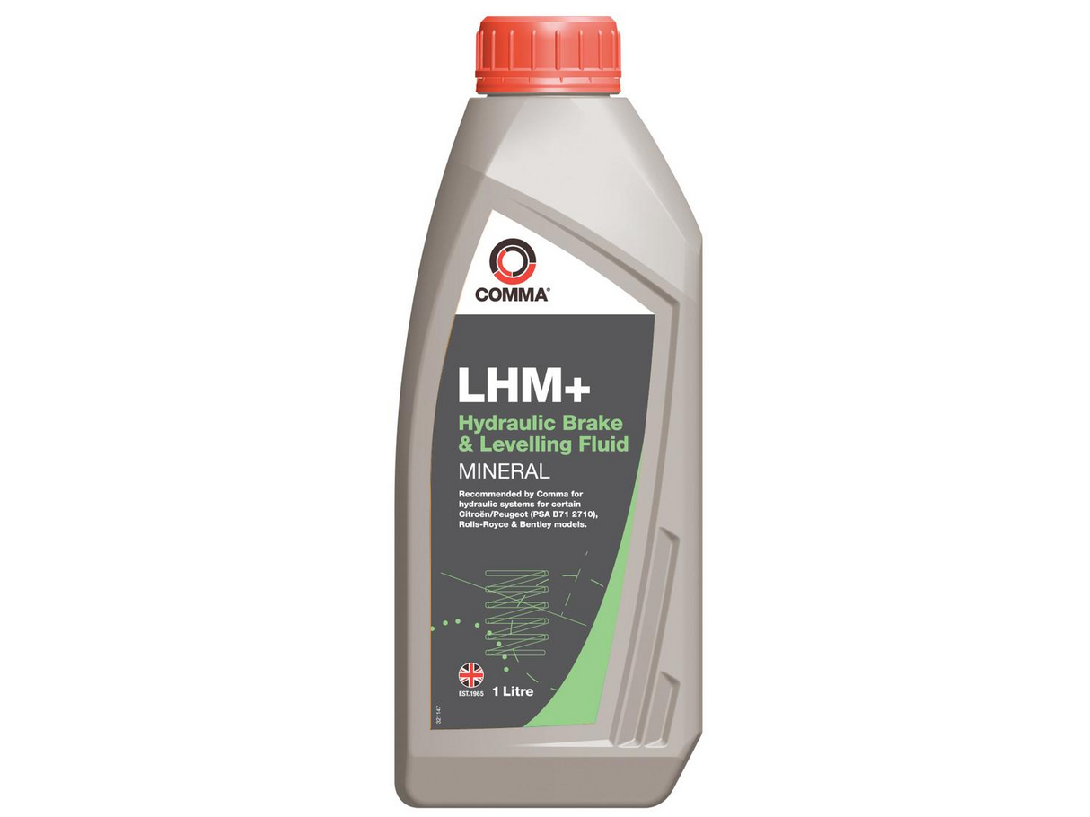Comma LHM+ Hydraulic Brake & Levelling Fluid, 1 LTR - LHM1